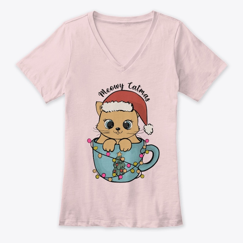  Christmas Kitten in a Christmas cup