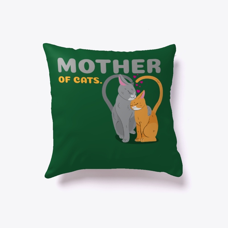 MOTHER OF CATS  T SHIRT,MUG,BAG...
