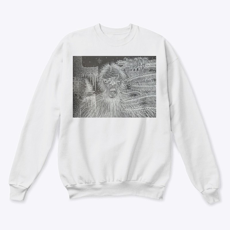 Snarling Bigfoot in the Pines