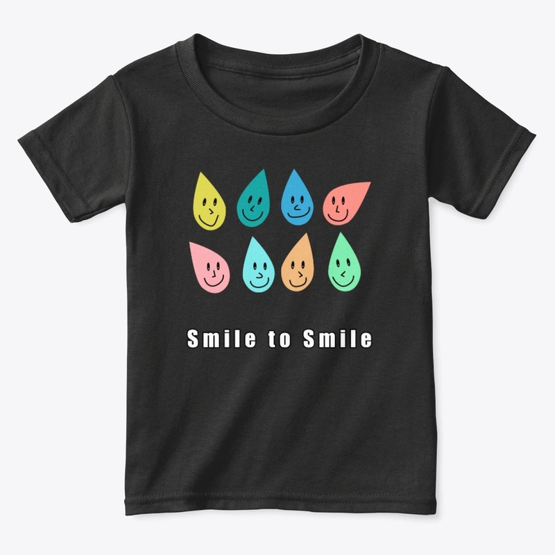 Smile to smile logo T-shirts.