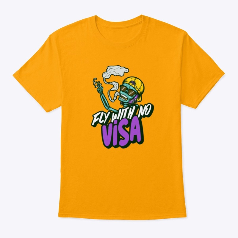  Fly Skull T-Shirt 
