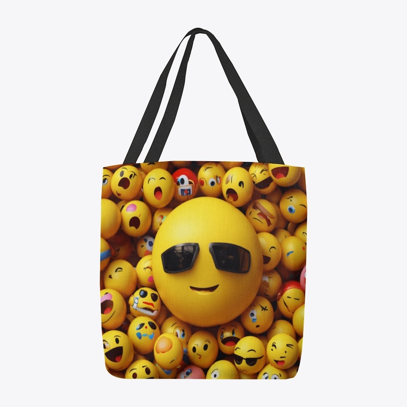 All over printed Funny tote bag
