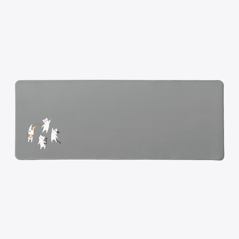 Dancing Cats Desk Mat