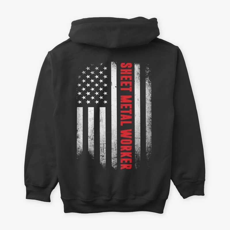 Sheet Metal Worker US Flag Shirt
