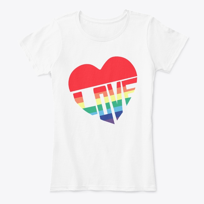 LGBTQ Pride Love Rainbow Heart 2020