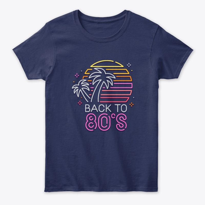 Back to the 80's palmier neon