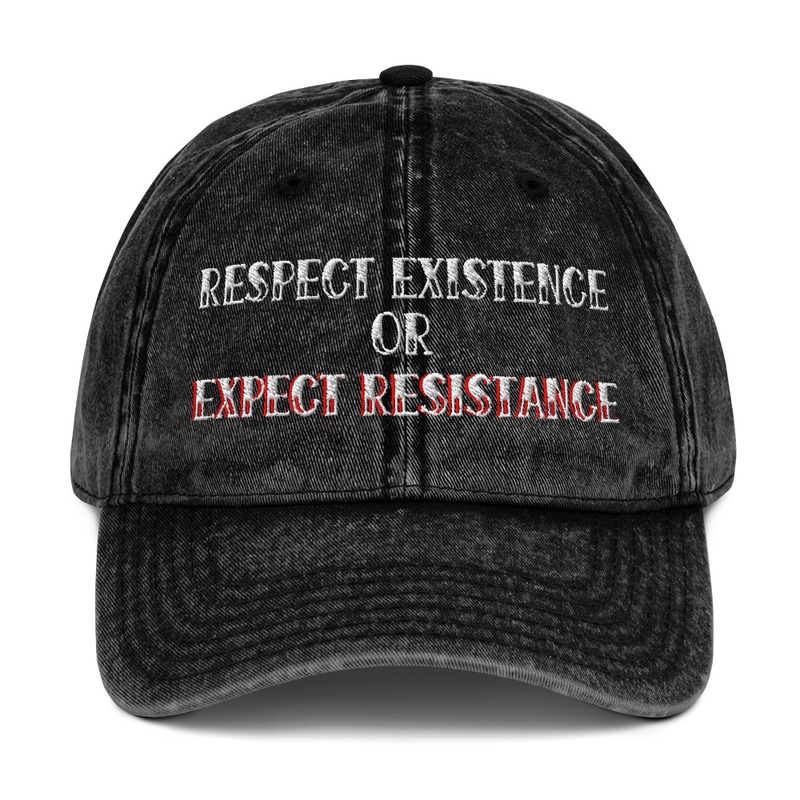 Respect Existence/Expect Resistance-Red