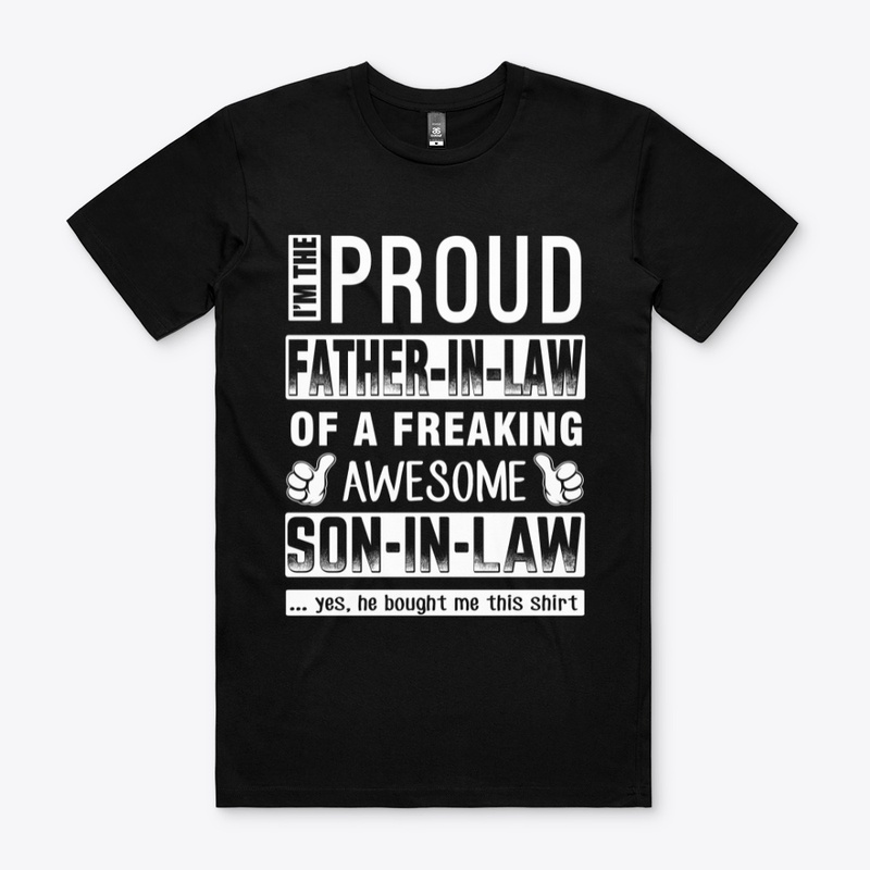 I'm the proud father-in-law