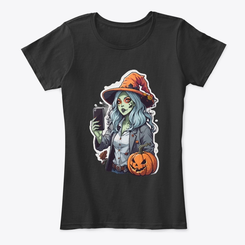 Halloween Sticker Design T-Shirt