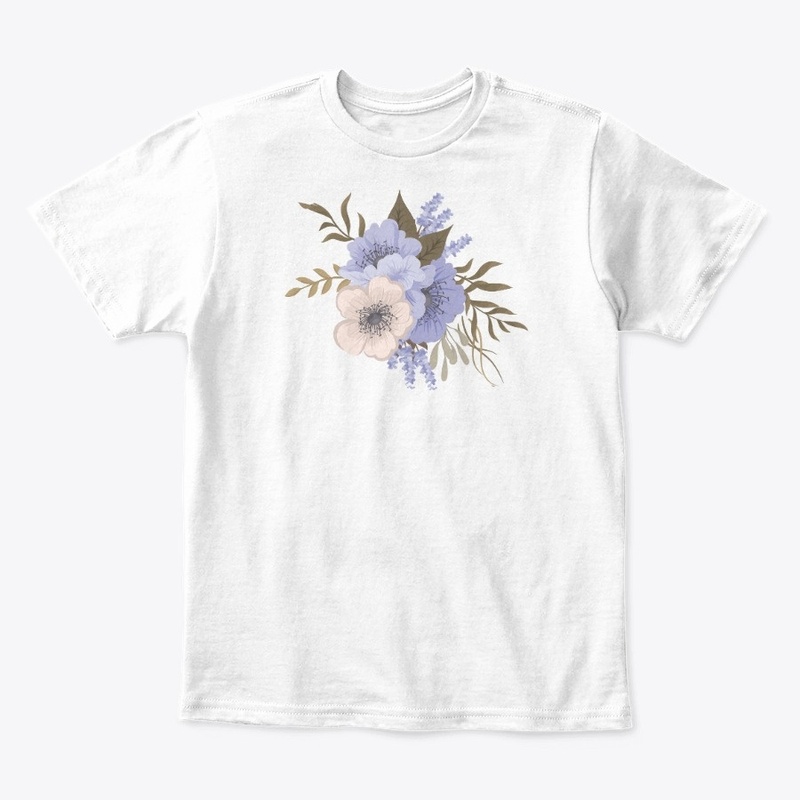 Realistic Blue Flower Design