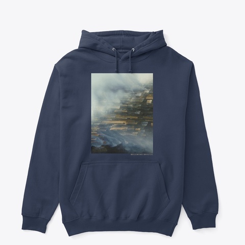 Slow Fade Collection Navy T-Shirt Front