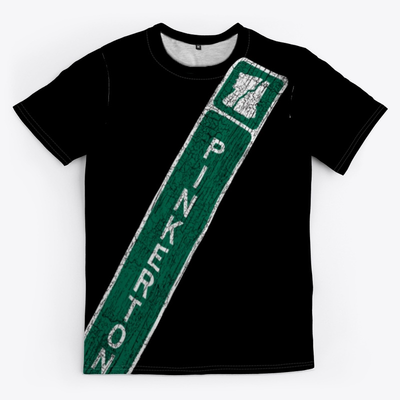 Pinkerton NH TownLine Sign Green White