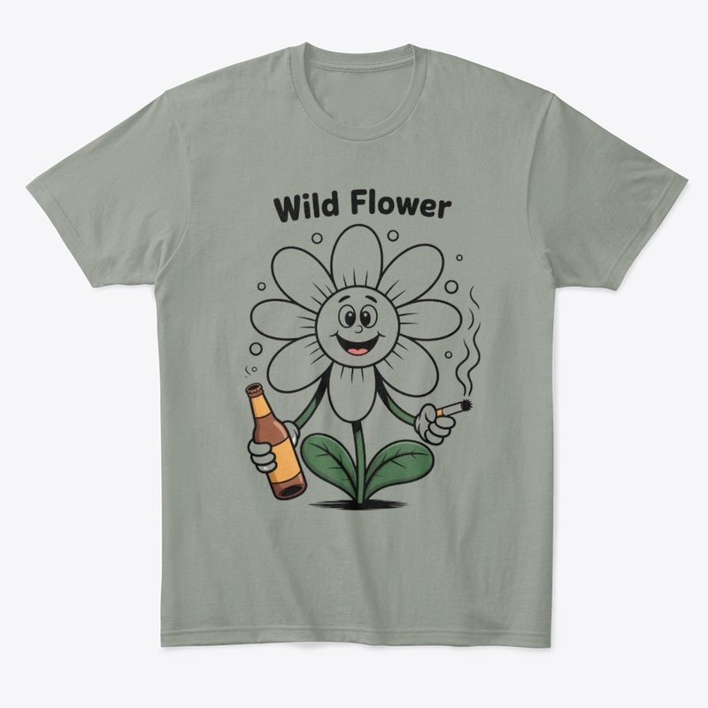 Wild Flower Funny Graphic