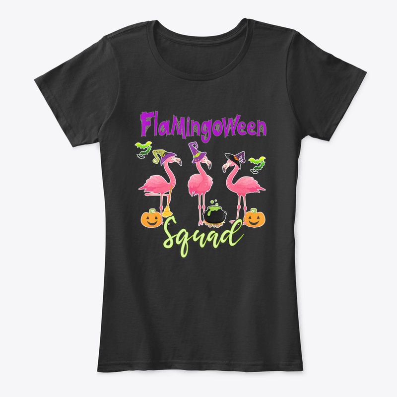 Flamingoween Squad Funny Halloween Flami