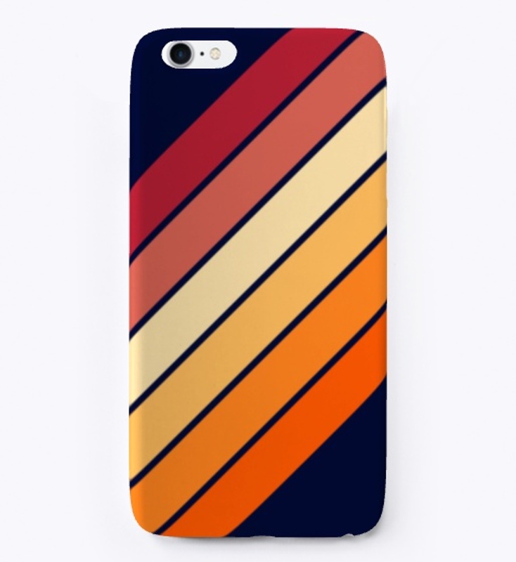 Deriah - 70s Vintage Style Retro Stripes