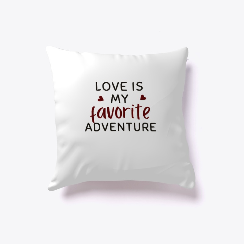 love is my favorite adventure t-shirt