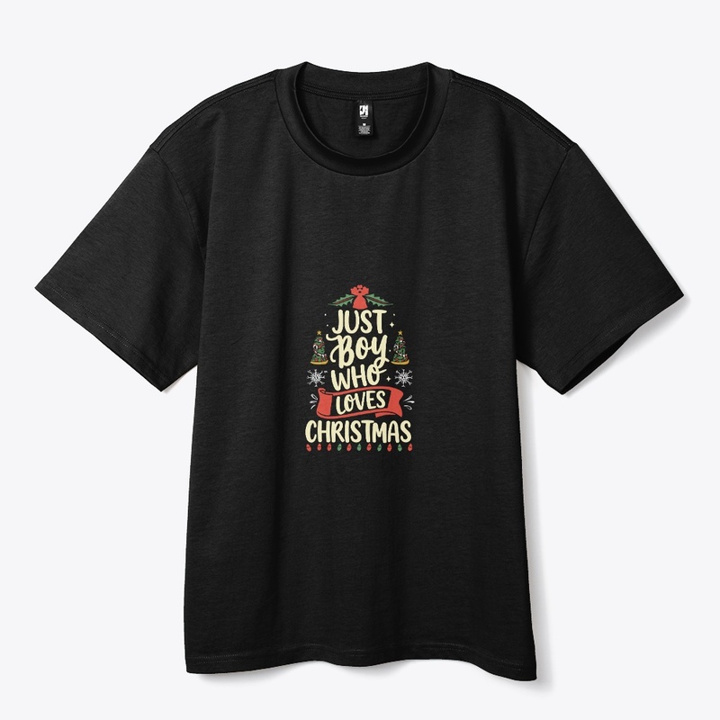 Just a boy who loves christmas ,design