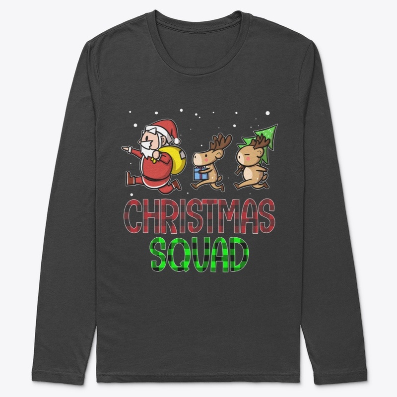 Funny Christmas Squad Santa Reindeer Kid