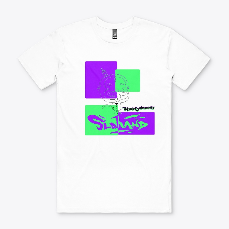 Third Eye Monkey (purple and green)