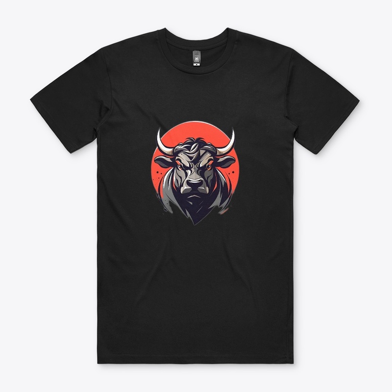 Angry bull printed products