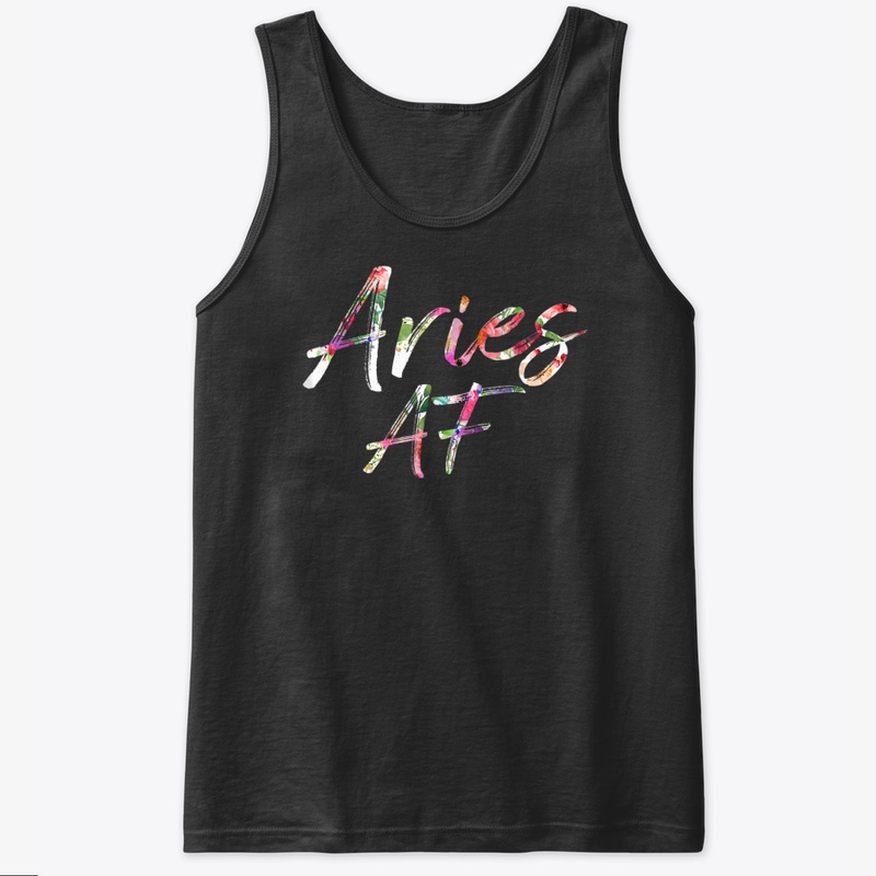 Birthday Gifts  Aries Af Floral Tshirt