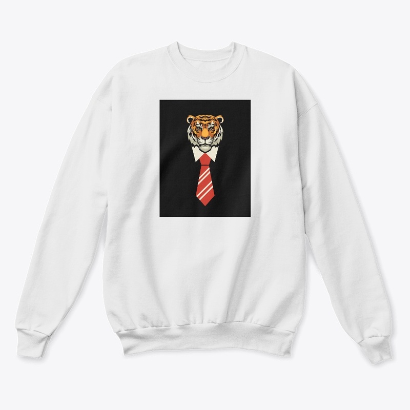 Black hoodie with tiger graphics 