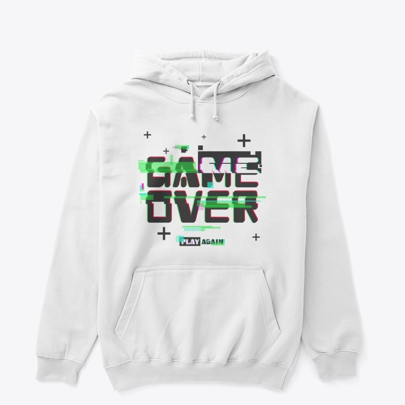 Retro Glitch Game Over