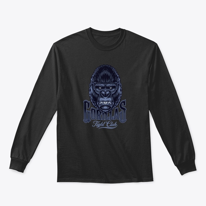 Gorillas Fight Club Vintage Animal Merch