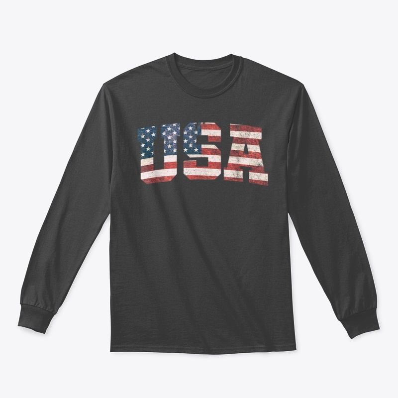 USA T Shirt US Flag Tee Patriot
