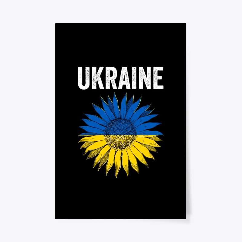 Vintage Ukraine Ukrainian Flag Pride