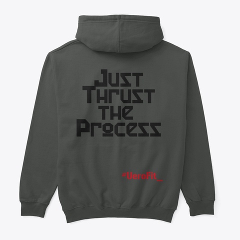 Thrust The Process Dark Heather T-Shirt Back
