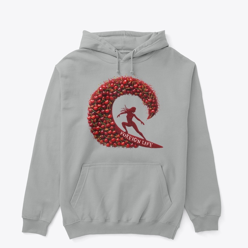 Foreign Life Apparel.  Cherry Wave 