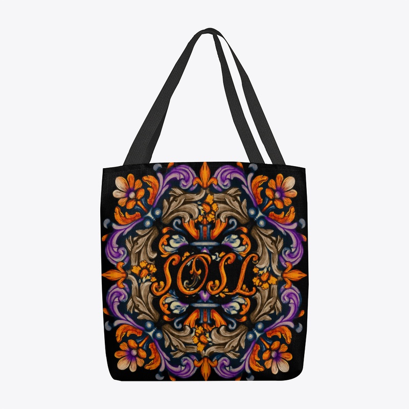 Deruta SOSL printed tote in Autumn