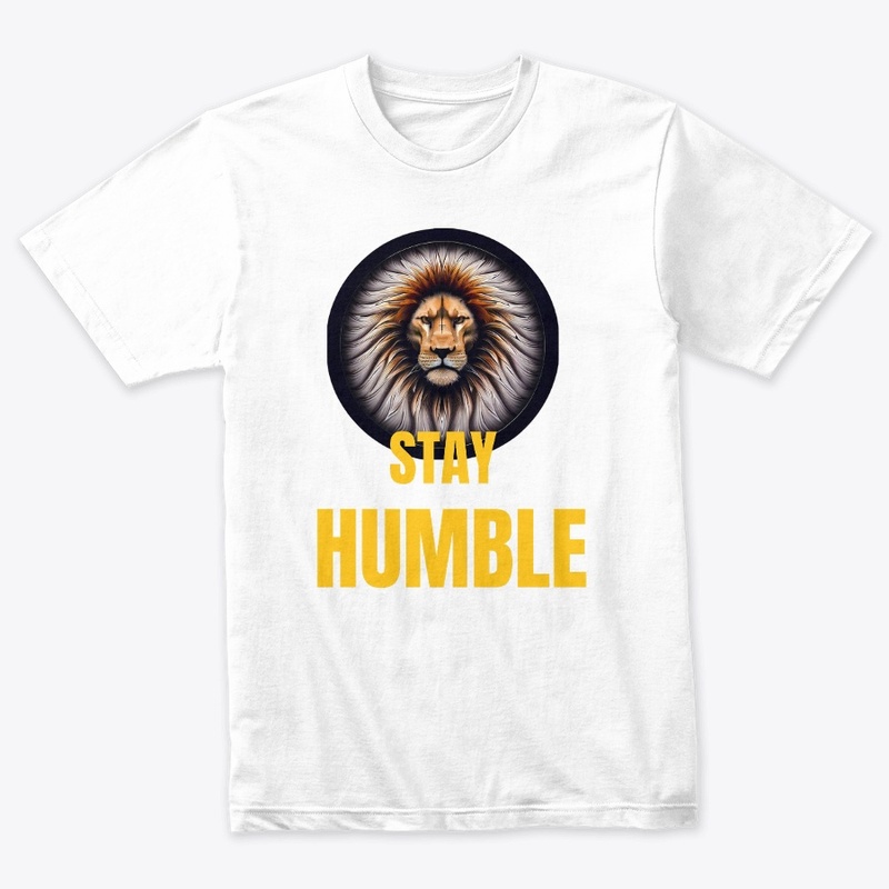 Stay Humble - Lion digital design