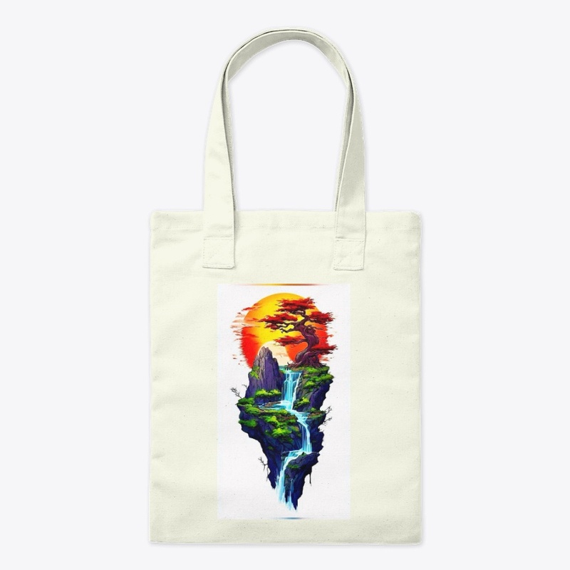 Elegant Waterfall Wall Art Design