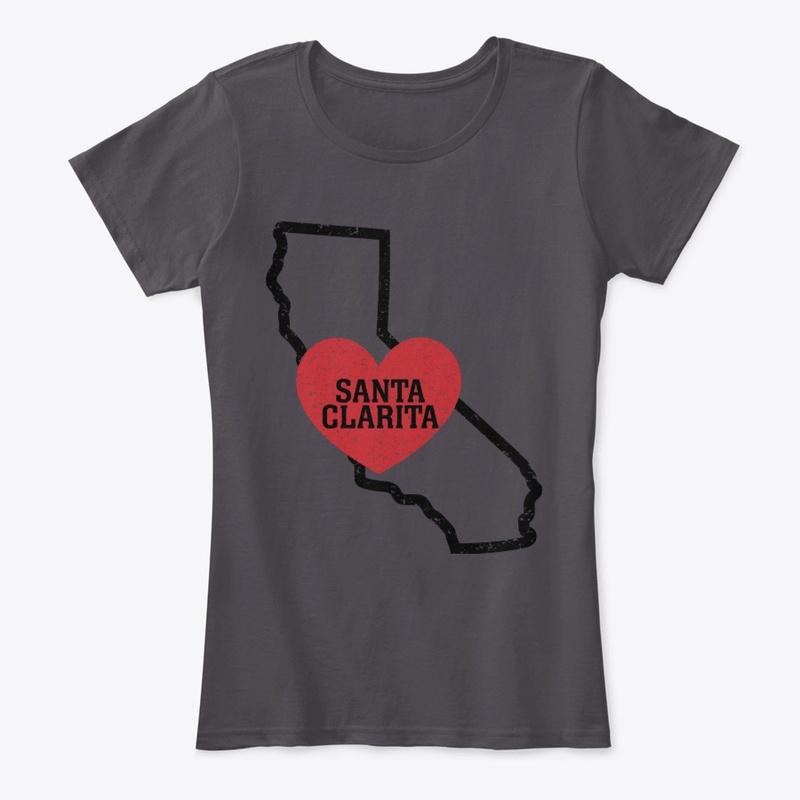 Santa Clarita California Heart Shirt 