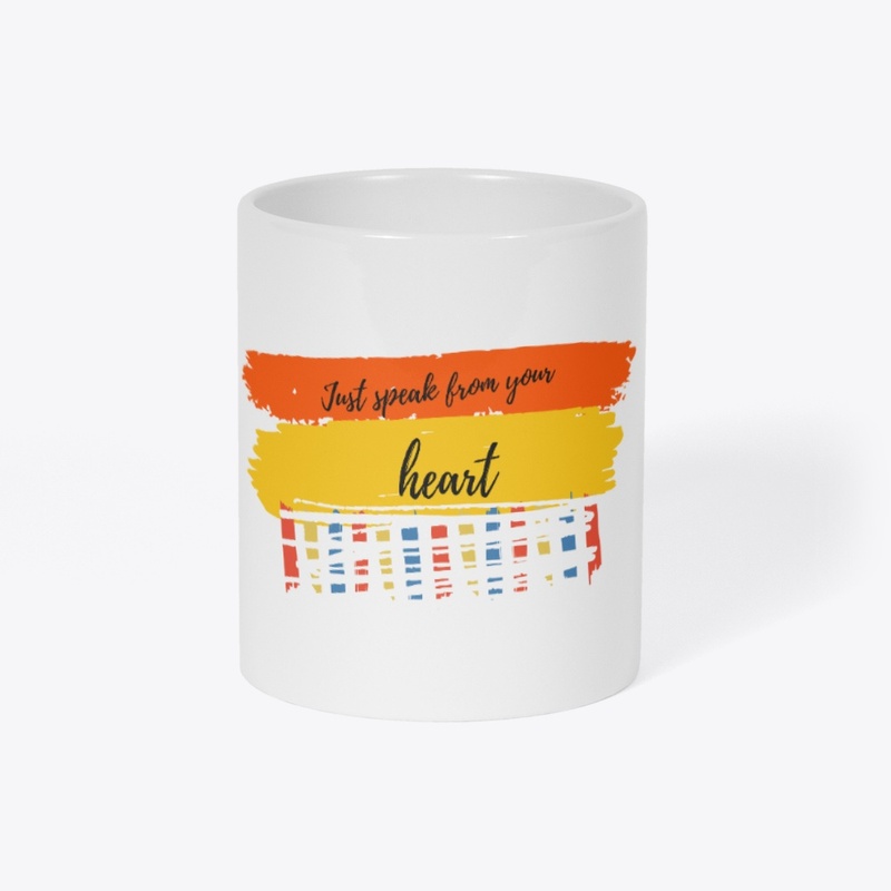 Speak from your heart drinkware