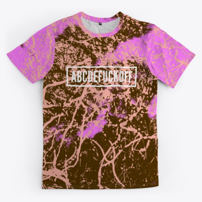 ABCDE FUCK OFF - Batik TieDye Camouflage