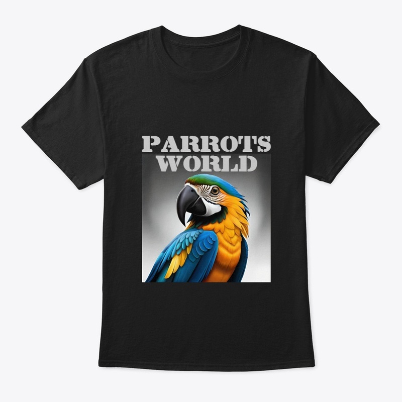 Cartoon Blue & Gold Macaw Parrot