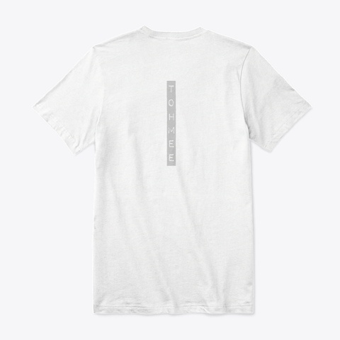 Tm Grey Label V Neck Tee White Camiseta Back