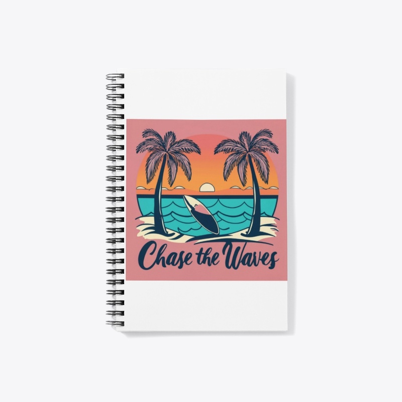 chase the waves t shirt