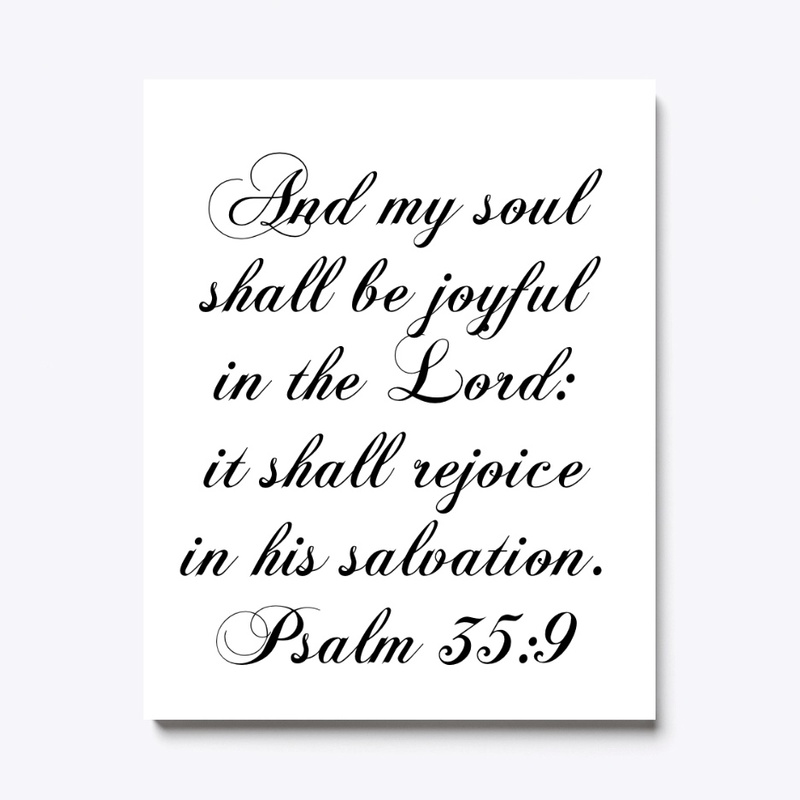 Joyful in the Lord Canvas