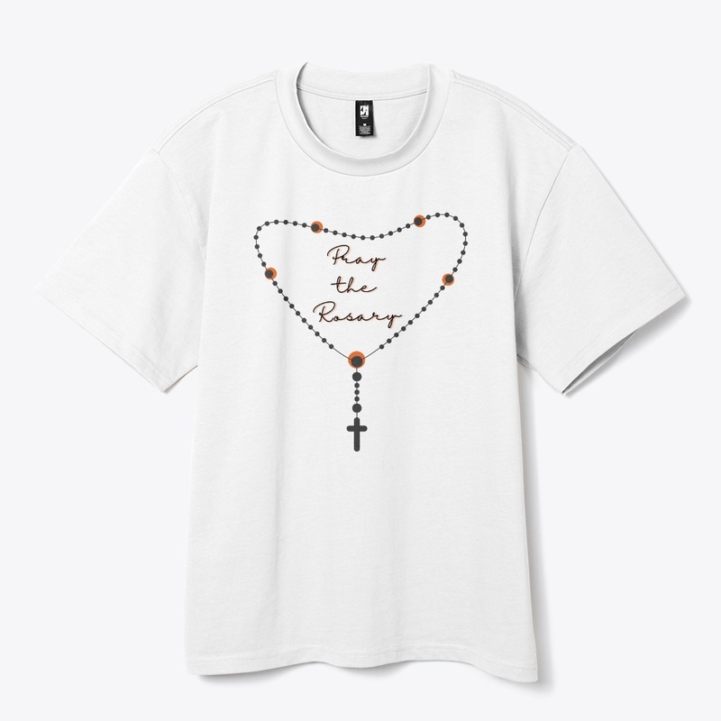 Pray the Rosary Catholic T-Shirt