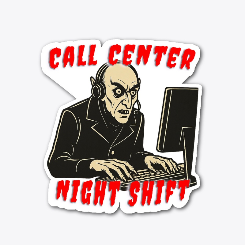 Call Center  Nosferatu Horror Tee