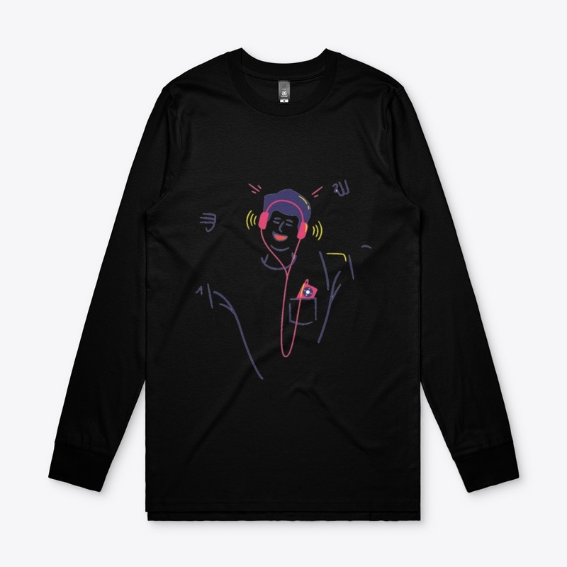 Long sleeves Music T shirt