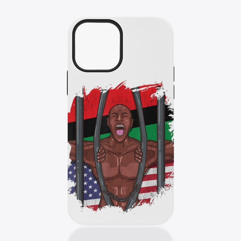 Black Man Breaking Free Design 