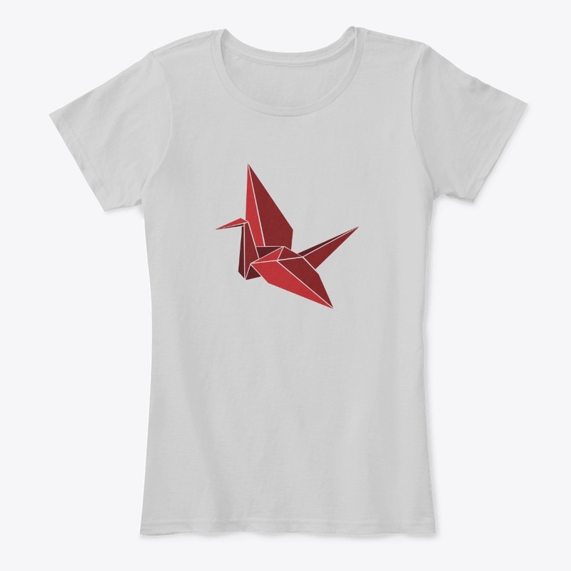 Red Origami Crane
