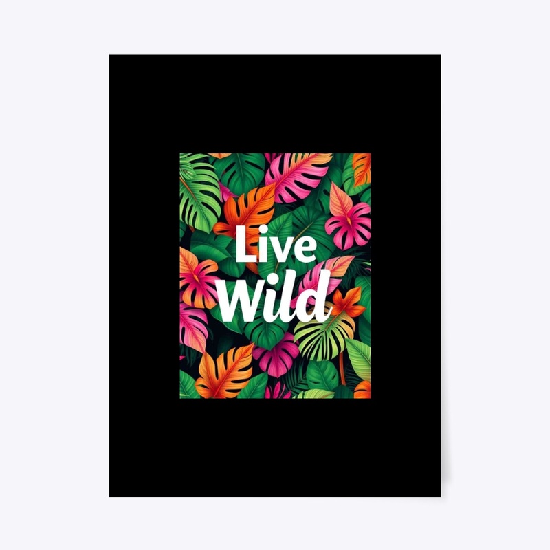 Live Wild: Vibrant Tropical Vibes