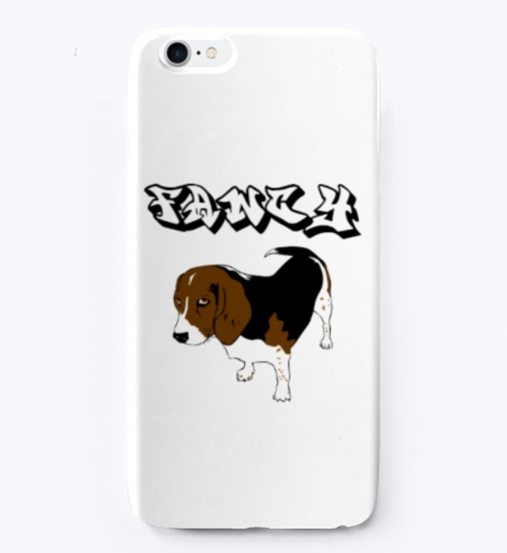 a fancy dog phone case