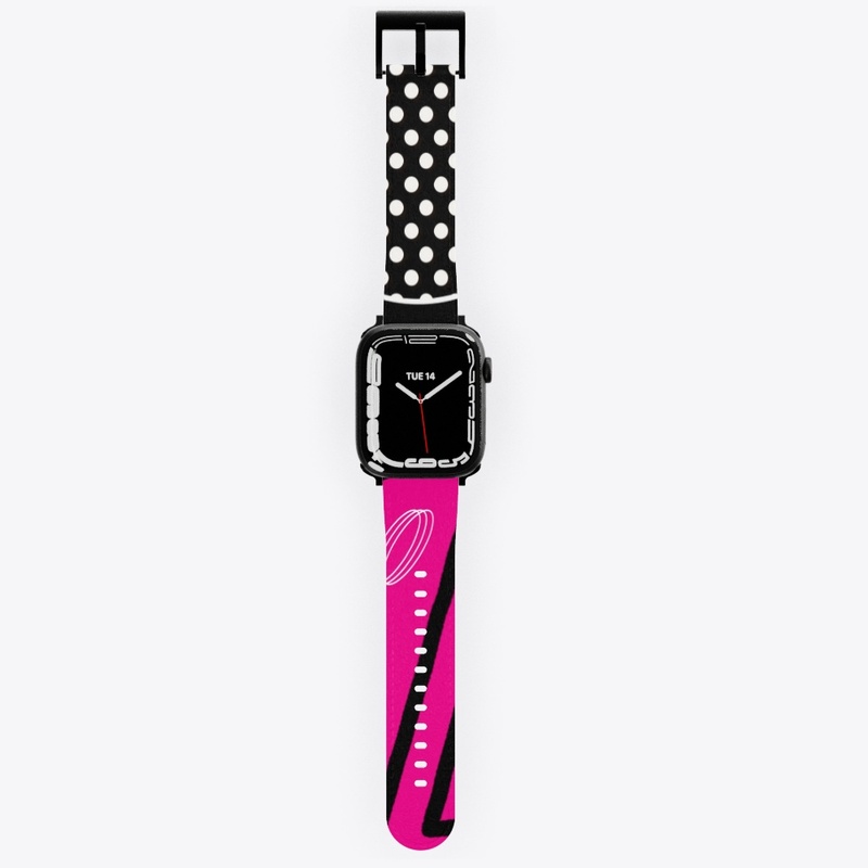 Pink Black Geometric Pattern